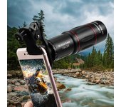 Nuevo teleobjetivo para teléfono móvil Lente de cámara con zoom externo universal 18 veces más lejos del concierto
