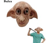 Cafele Cosplay Dobby Elfin máscara de látex estilo Animal máscara de terror de Halloween disfraz de Carnaval cara completa beige