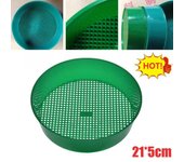 Tamiz de jardín de malla de plástico 21*5.5CM verde