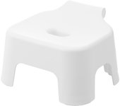 Silla de baño con gancho Yamazaki Jitsugyo 1763 para niños SH13 Blanco W25.5 x D23.5 x H16cm Silla de baño tipo torre Silla de baño para niños y bebés Fácil de secar