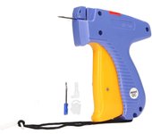Pistola etiquetadora con aguja de acero inoxidable, ideal para manualidades, ahorra mano de obra y es perfecta para ropa de juguete.
