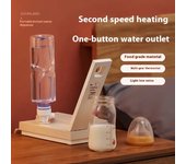 Mini dispensador de agua caliente instantáneo portátil de 1600 W y 200 ml, hervidor eléctrico con ajuste de 5 velocidades, película de calentamiento nano, 220 V blanco