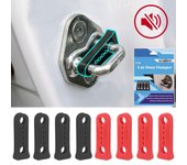 Amortiguador de sonido para cerradura de puerta de coche, amortiguador para Honda CRV CR-V 2007-2023, ruido silencioso, sello de insonorización para sordos negro