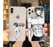 Funda de teléfono con cómics Baki Hanma para iPhone 11 12 Mini 13 Pro XS Max X 8 7 6s Plus 5 SE XR Carcasa transparente iPhone11