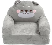 Sofá plegable para niños con dibujos de animales, suave y plegable, portátil, para leer