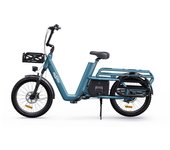 Bicicleta eléctrica de carga OneSport OT01 de 20'', motor de 500 W, batería de 27 AH, freno de aceite, modo de resistencia asistido por potencia.: 80-100 KM azul