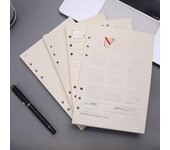 Papel de oficina Spot Business - Hojas sueltas - A4, 6/9/4 agujeros, líneas horizontales/cuadrícula/en blanco, núcleo grueso para actas de reuniones A5 6-hole Lined 100 sheets