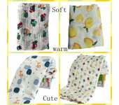 Invierno Muslin Baby Cartoon Lindo pañal manta recién nacido Bebé Algodón Otoño Cálido Pañal Toalla one size