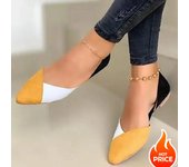 Zapatos planos de mujer, zapatos de verano a la moda, bailarinas planas, zapatos casuales cómodos para mujer 37 azul oscuro