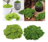 Musgo verde artificial para plantas en macetas, manualidades, 150 g, musgo falso para centros de mesa, decoraciones de boda y Navidad A