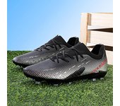 Zapatos de fútbol Zapatos de fútbol para hombres Botas de fútbol para niños Botas de fútbol profesionales para mujeres Zapatos antideslizantes Fútbol FG Zapatos de fútbol al aire libre 36 negro