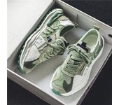 Zapatillas de deporte para hombre, zapatillas de correr transpirables de moda, zapatos casuales para hombre, zapatos de tenis cómodos con cordones para hombres, zapatos deportivos antideslizantes para exteriores 39 blanco