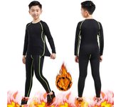 Chaqueta ajustada de entrenamiento gruesa de terciopelo para otoño e invierno para niños, camiseta de manga larga y pantalones de baloncesto de fútbol, traje de 2 piezas 180