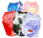 Chaleco suave para perros pequeños y medianos, ropa para gatos y cachorros, camiseta fina transpirable, disfraces de Pug, Bulldog Francés, Chihuahua XS azul
