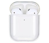 Funda transparente suave de TPU, funda protectora para auriculares, piel transparente para AirPods 1 2
