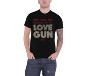 Kiss Camiseta unisex de algodón para adultos con el lema  Aprieta el gatillo S negro