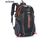 Mochila deportiva al aire libre Camping mujeres hombres Nylon senderismo Camping montaña escalada mochila bolsa de viaje azul