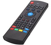 Mini teclado inalámbrico 2,4G, mando a distancia, Air Mouse para Android Smart TV Box negro