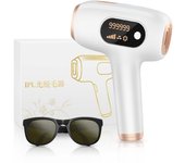 Depiladora Datsumouki con sistema de enfriamiento y 5 niveles de depilación. Depiladora automática Datsumouki para uso doméstico compatible con VIO. Dispositivo para hombres y mujeres. blanco