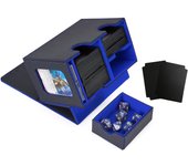 Expositor de cartas coleccionables Venssu Deck con capacidad para 200 dados. Incluye 2 divisores y 1 magnético. Compatible con Pokémon Duema y varias fundas para juegos de cartas.