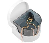 Mini limpiador de joyas con vibración, collar creativo, máquina de lavado de gafas, Mini limpiador ultrasónico, máquina de limpieza de baños, herramienta