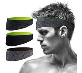 Banda para el sudor para hombres y mujeres, bandas elásticas deportivas para el cabello, banda para la cabeza, diademas para yoga, accesorios para el cabello deportivos, banda de seguridad