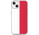 Coque iPhone - PIXELFORMA - iPhone 13 - Drapeau de la Pologne - Sopa de silicona - Diseño léger