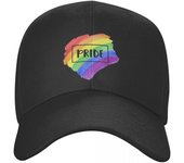 Moda Arco Iris LGBT Orgullo Gorra de béisbol Mujeres Unisex Transpirable Gay Lesbiana Papá Sombrero Sombreros de verano Gorras Snapback al aire libre Adjustable Cap