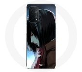 Coque pour Oppo A54 5G Mikasa Ackerman Attaque des Titans Manga Anime