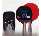 Juego de raquetas de tenis de mesa Weiyan: Raqueta antipegamento de doble cara con dos raquetas y tres pelotas, ideal para estudiantes y entrenamiento.