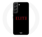 Coque pour Samsung Galaxy S21 FE Elite Saison 5 Logo Rouge Fond Noir