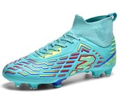 35-45 zapatos de fútbol para hombres uñas largas AG césped Artificial botas de fútbol profesionales de gran tamaño para hombres botas de fútbol para niños 35 verde