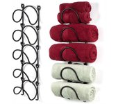Toallero de almacenamiento, fácil de instalar, ahorra espacio, estante para vinos, colgador de zapatos para diversos artículos, decoración de la habitación, organizador multifuncional para colgar ropa, vino One layer