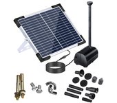 Equipo solar de alta potencia de la fuente de la decoración del jardín de la bomba de agua 1350L/H