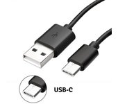 [Compatible Xiaomi MI 5-5S-5X-6X-8-8PRO-8LITE-A1-A2-MIX2-POCOPHONE] Cable Type USB-C Chargeur Noir 1 Metre [Phonillico®]