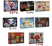 Calendario de Adviento de Navidad con 24 regalos, calendario de Adviento de muñecos con lindas figuras navideñas, calendario de cuenta regresiva de Navidad con juguetes sorpresa One Size