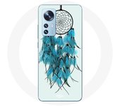 Coque pour Xiaomi Mi 12 / 12X Attrape Rêve Bleu Fond Blanc