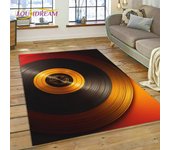 Alfombra con cinta de vinilo para pantalla de DJ, para dormitorio, sala de estar, decoración de sofá del hogar, juego para niños, alfombra de suelo decorativa grande 40cm x 60cm