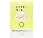 AfterSpa, Desmaquillante de algodón reutilizable, juego de 6