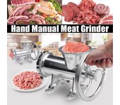 Picadora de carne Manual con manivela, máquina para hacer Pasta y salchichas, platos para Fideos, picadora, herramientas de cocina para el hogar