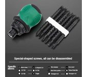 Bits Tools Repair Tools Telescopic 13 in 1 Cross Groove Drill Ratchet Screwdriver Set Screwdriver 2
