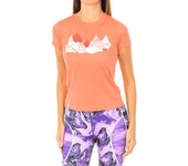 Camiseta manga corta para deporte al aire libre BF14200 para Mujer XS naranja