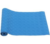 Alfombrilla protectora de escalera para piscina, antideslizante, de repuesto, de goma, color azul, ondulada