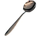 Cuchara grande de acero inoxidable, mango largo, cuchara para olla caliente, cucharón para sopa, utensilios esenciales de cocina para el hogar, vajilla, cuchara de cabeza grande onesize