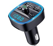 Transmetteur FM Bluetooth, Bluetooth Lecteur MP3 Adaptateur Radio sans Fil