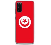Coque Téléphone - Samsung - Galaxy S20 Plus - Drapeau Tunisie - Souple - Multicolore