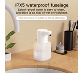 Dispensador automático de jabón inductivo P6, dispensador de jabón inteligente para lavado de manos con espuma para teléfono, dispensador de jabón en aerosol para lavado. blanco