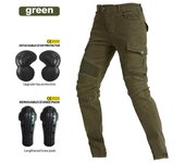 Pantalones de moto para hombre, pantalones vaqueros para motocicleta, equipo de protección, pantalones de moto de turismo con engranajes de protección, verano para mujer XL