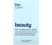 Her Own, Beauty, HA-hyaluronic acid, 60 capsules