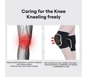 Juego de 2 rodilleras deportivas para hombre y mujer, soporte para rodillas, equipo de fitness, rodilleras protectoras de baloncesto, antideslizantes, de seguridad deportiva. S 25-45kg